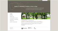 Desktop Screenshot of centredelagabrielle.fr
